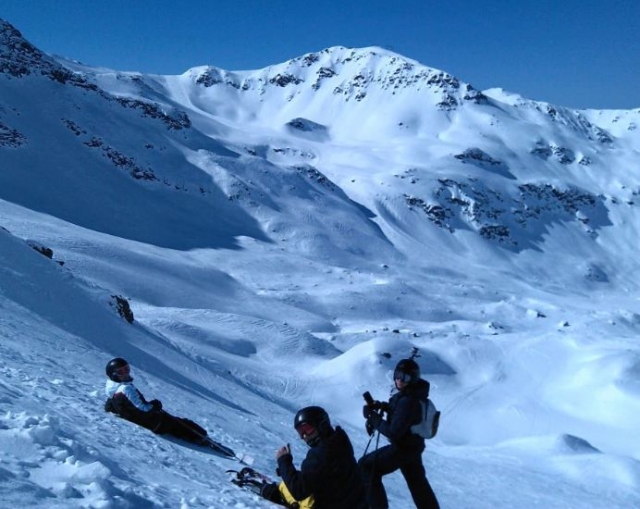 Hors piste au Mont Vallon